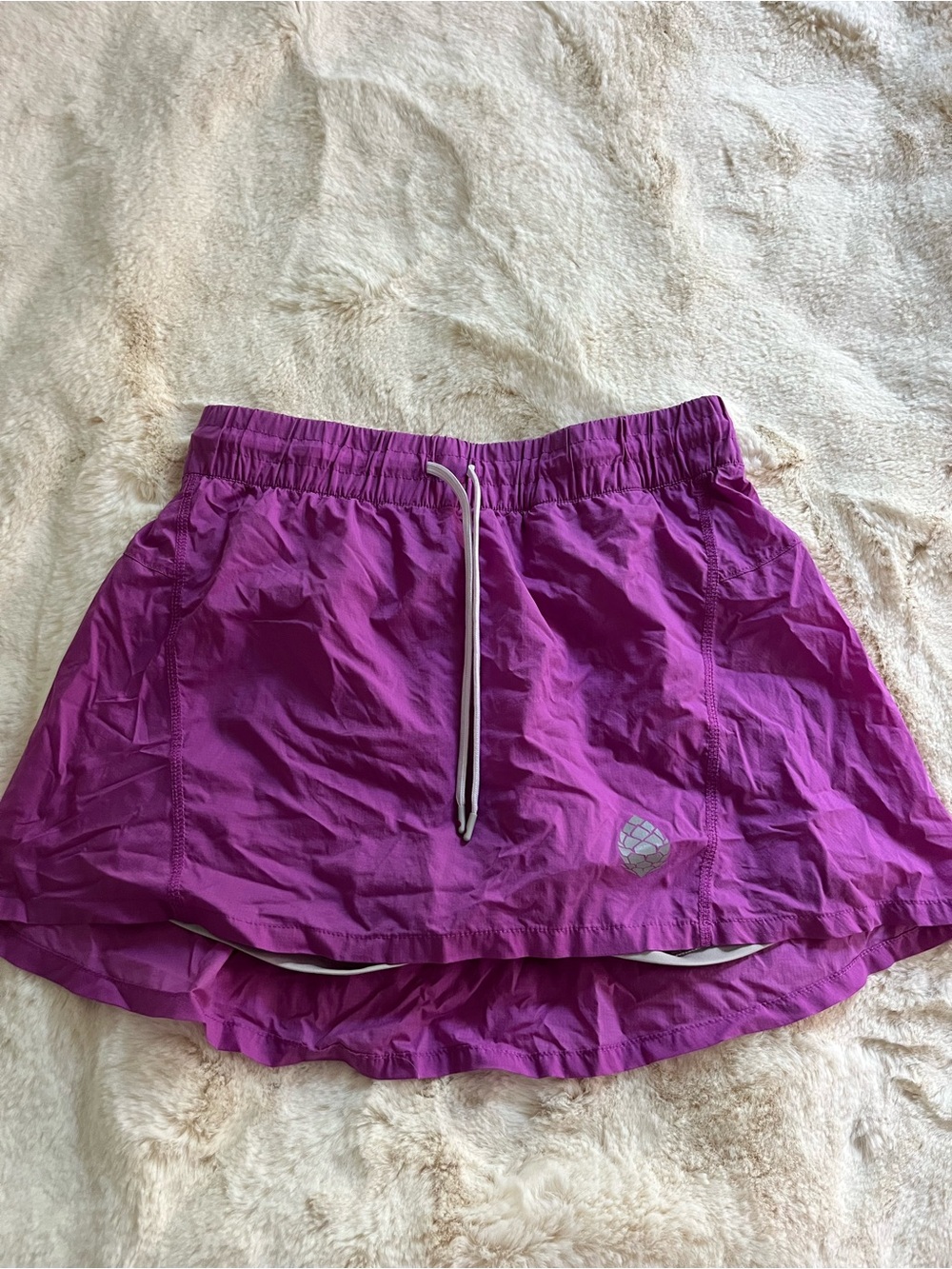 Stio Women's Purple Active Skort with Drawstring